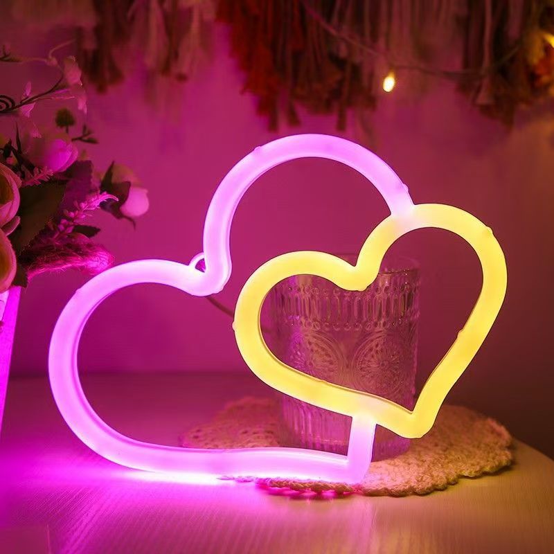 Néon Double Face Lumineux LED