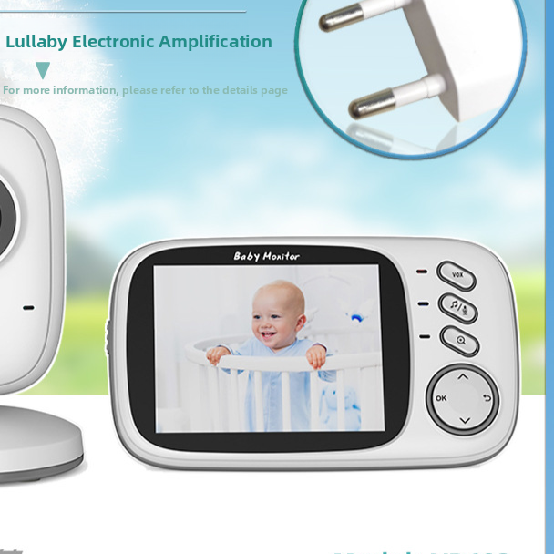 Babyphone Sans Fil avec Vision Nocturne — Surveillance Bébé & Personnes Âgées