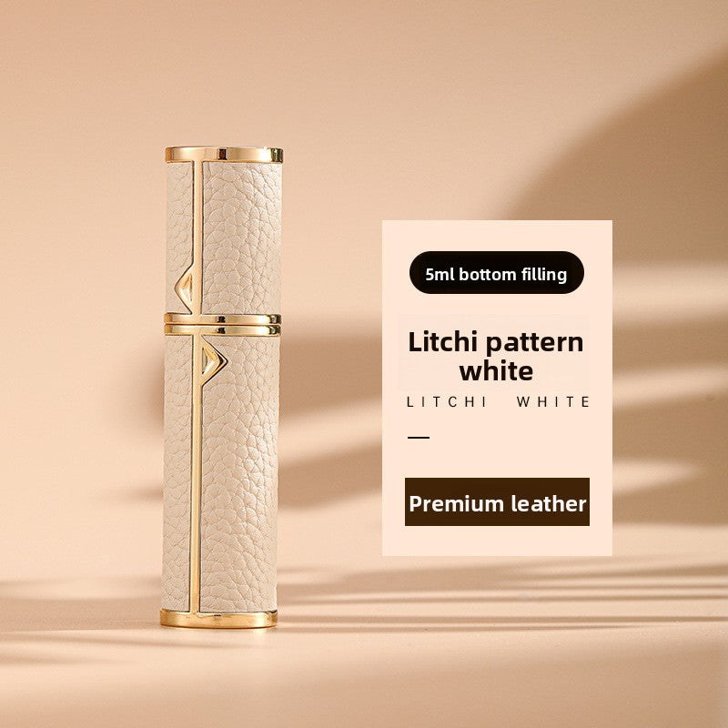 Flacon Parfum Rechargeable / Cuir & Or / Liner Verre