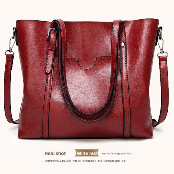 Cabas Femme en Cuir Véritable Grande Capacité