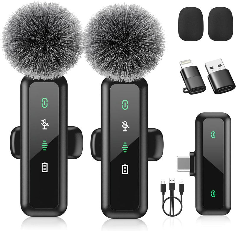 Microphone Lavalier Sans Fil Bluetooth 5.3