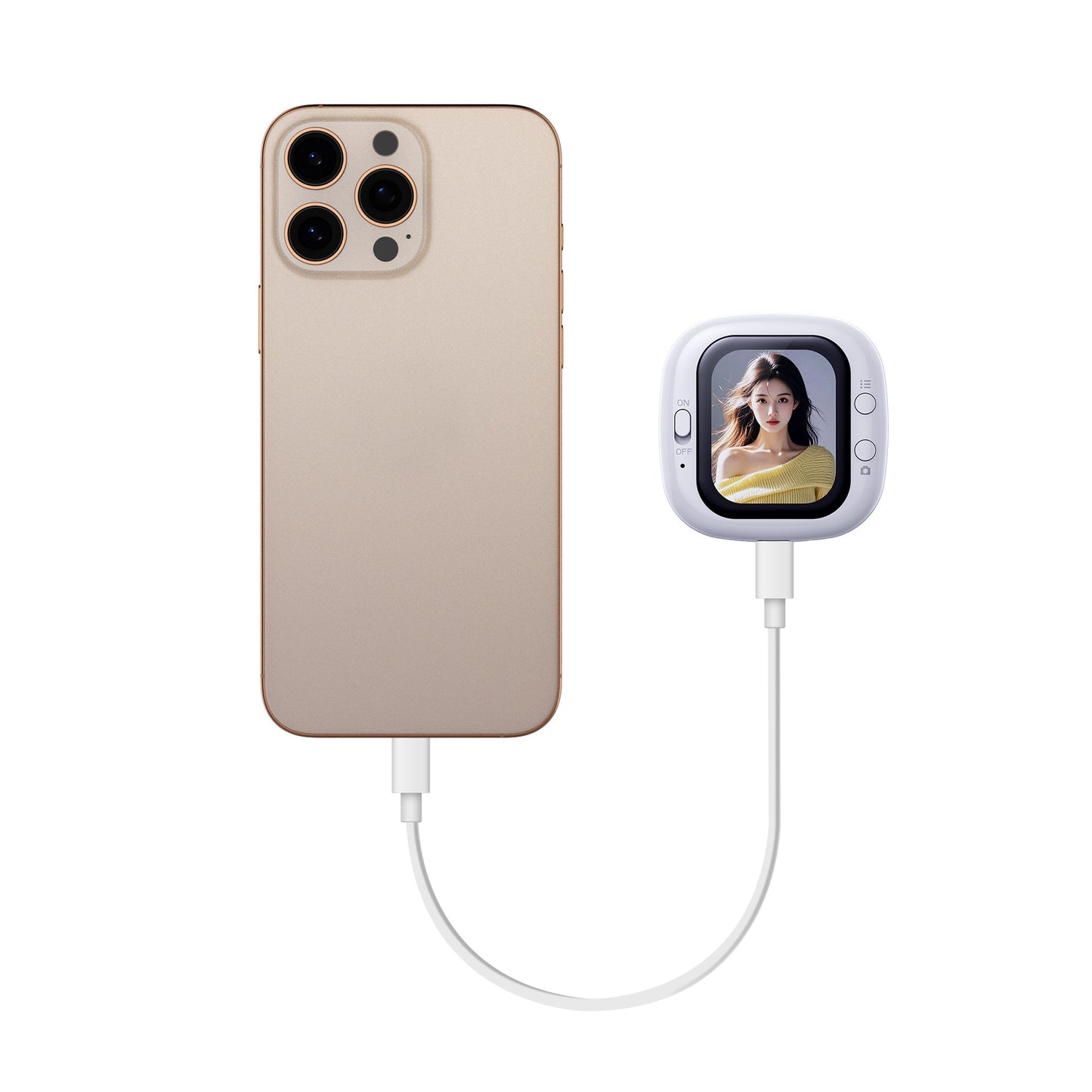 ScreenMirror Pro – Mini Selfie Scherm Type-C