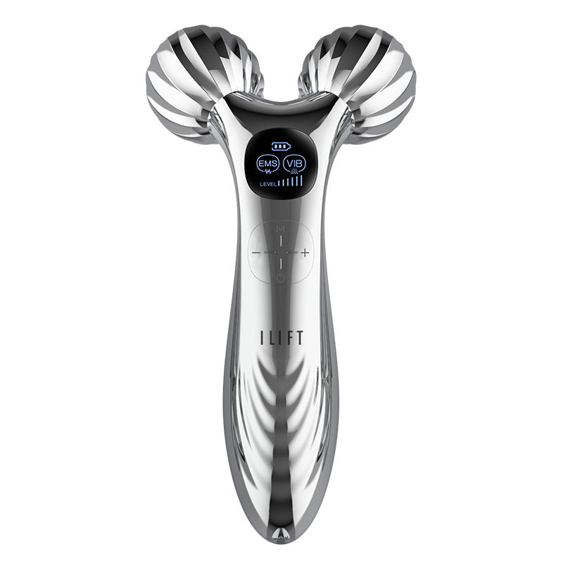 FaceRoll Slim EMS – Afslankende Microstroom Roller voor Gezicht & Lichaam