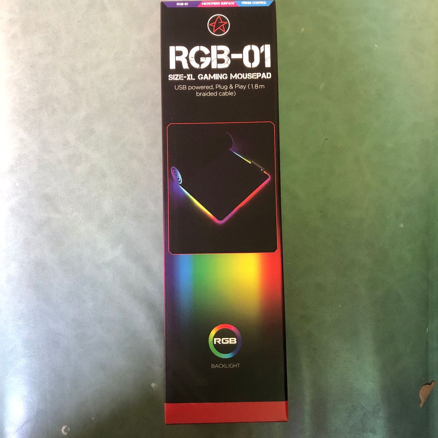 Tapis de Souris Gaming RGB Antidérapant