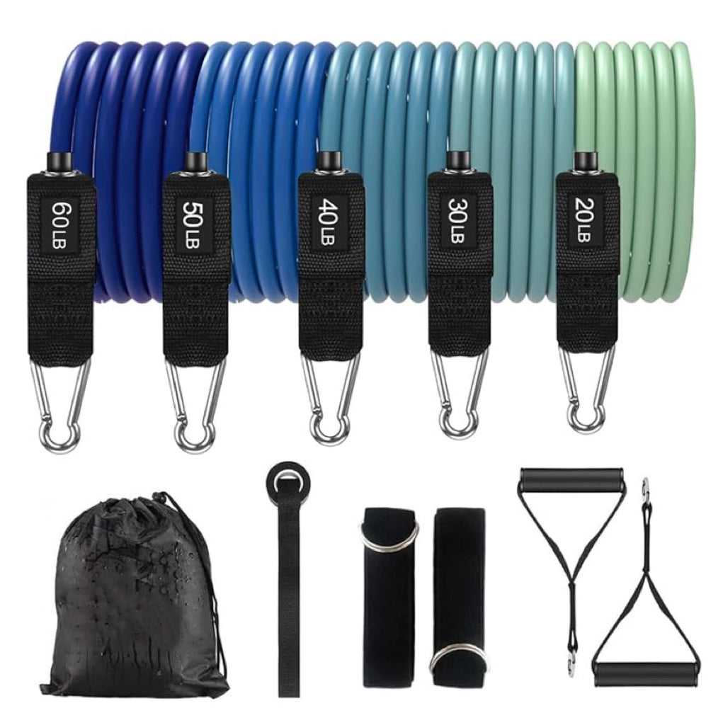 Kit Élastiques de Musculation TPE 11 Pièces / 4 Coloris