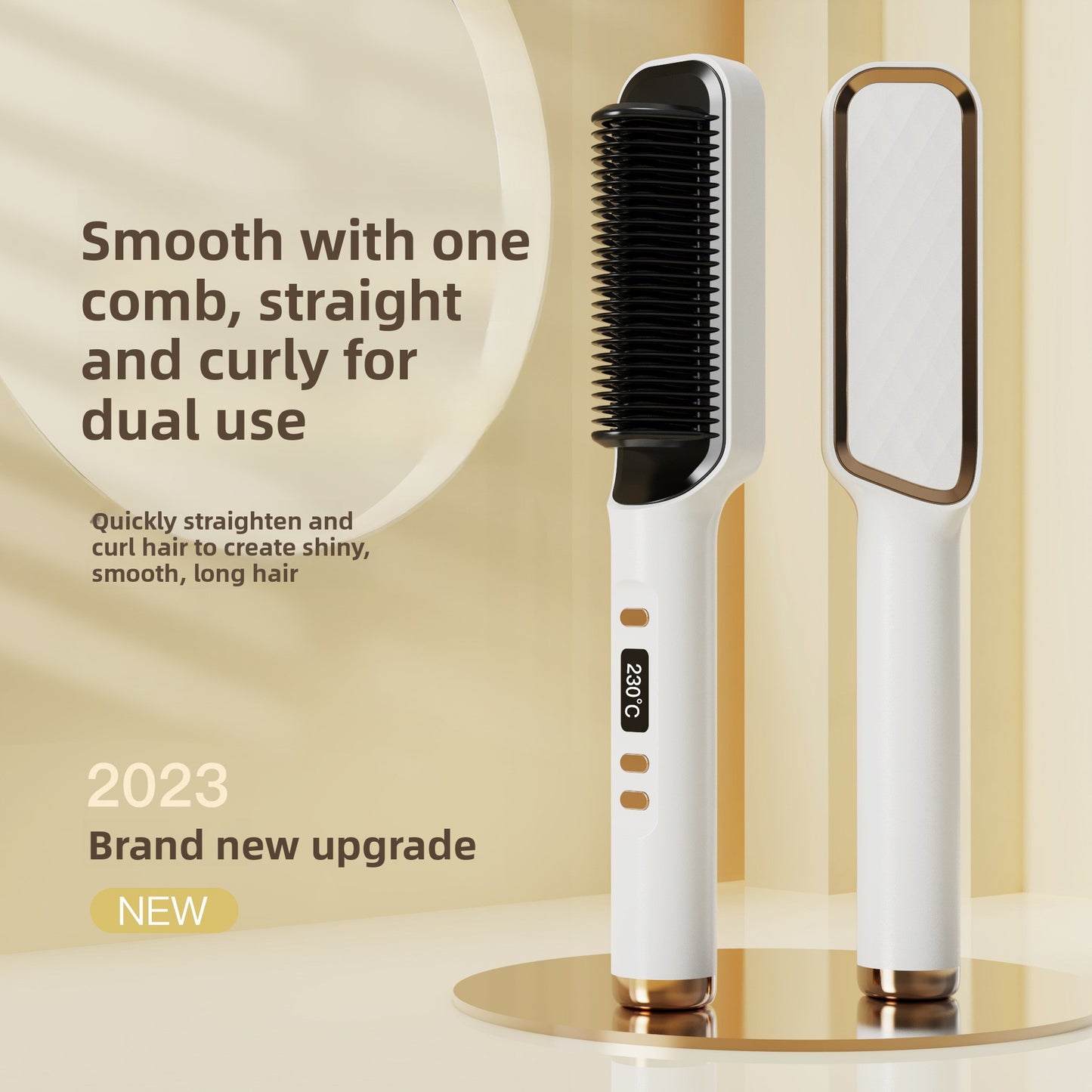 StylePro 3-in-1 – Stijltang, Krultang & Kam | 80°C-230°C