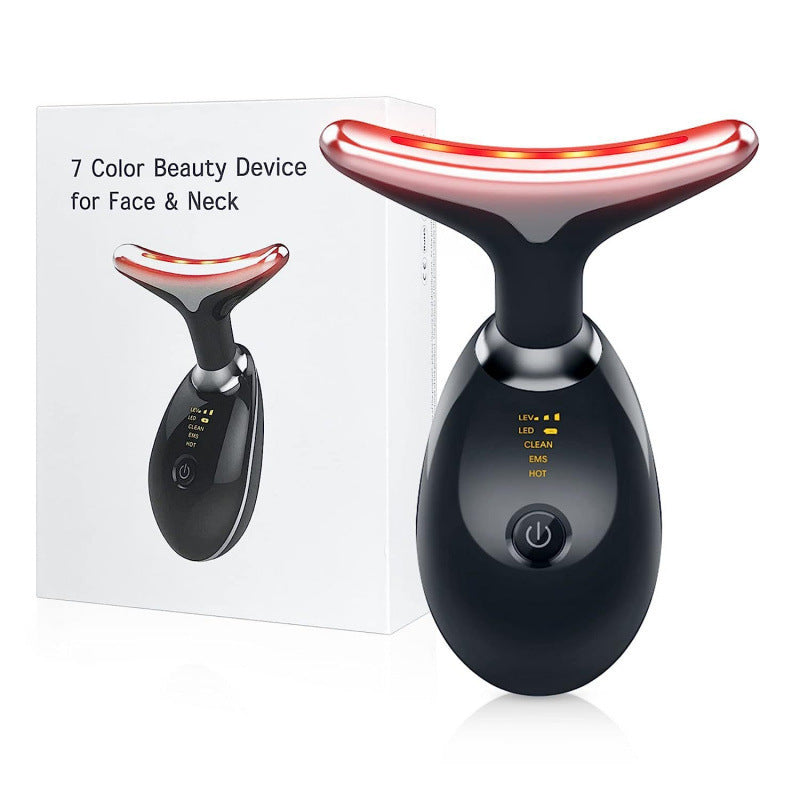 NeckGlow Pro – Microstroom & LED Nek & Gezicht Lifting Massager