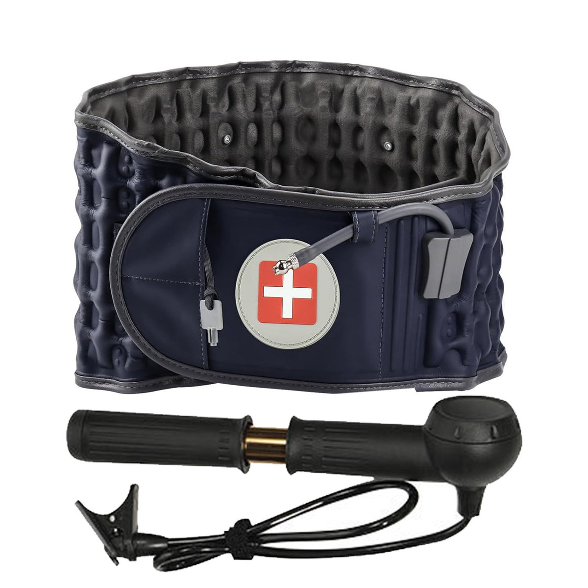 Ceinture de Soutien Lombaire Gonflable — Taille Unique / Pompe à Air / 3 Coloris
