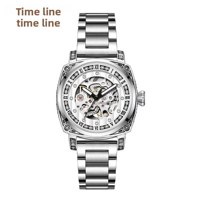 Uniseks Vintage Automatisch Skelet Horloge