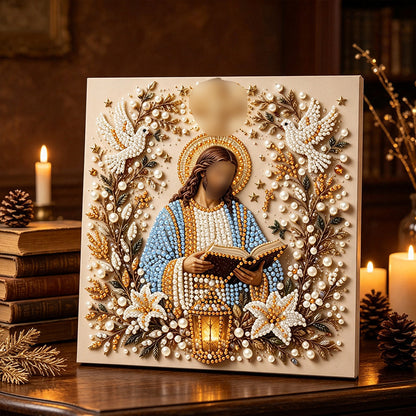 Peinture Diamant DIY Religieuse  / Kit Complet / 4 Motifs