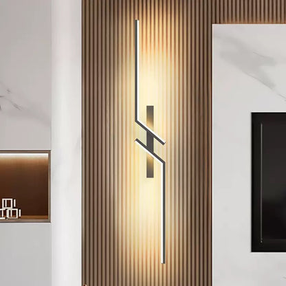 Applique Murale LED Grille Minimaliste Tricolore