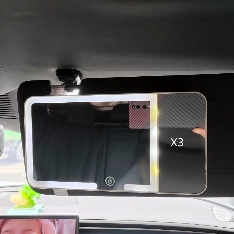 GlowMirror Car – Verlichte Make-up Spiegel voor in de Auto