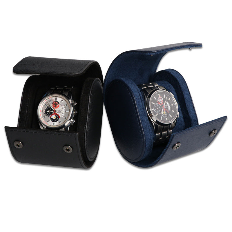 Boîte de Rangement pour Montres en Cuir PU — 3 Emplacements