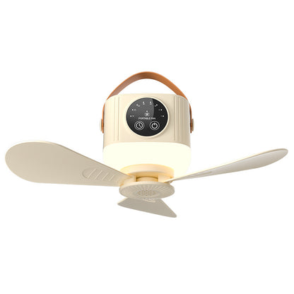 CeilingFan Smart – Ventilateur Rechargeable LED & Télécommande