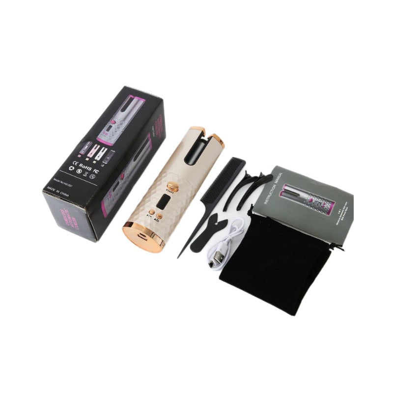 Fer à Boucler Automatique Sans Fil Rechargeable — 3-en-1 / 15 Températures / 5 Coloris