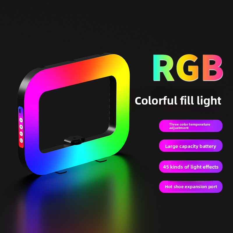 Panneau LED Portatif RGB pour Photo & Streaming – Kit Trépied