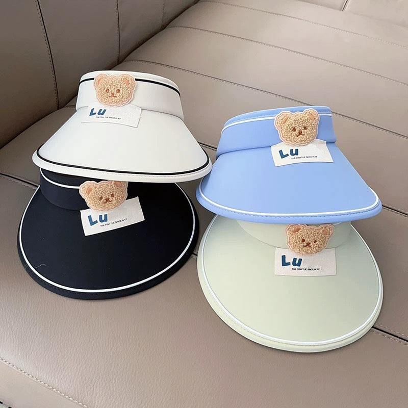 BearTop Hat – Chapeau Anti-UV Enfant Toit Ouvert Motif Ours