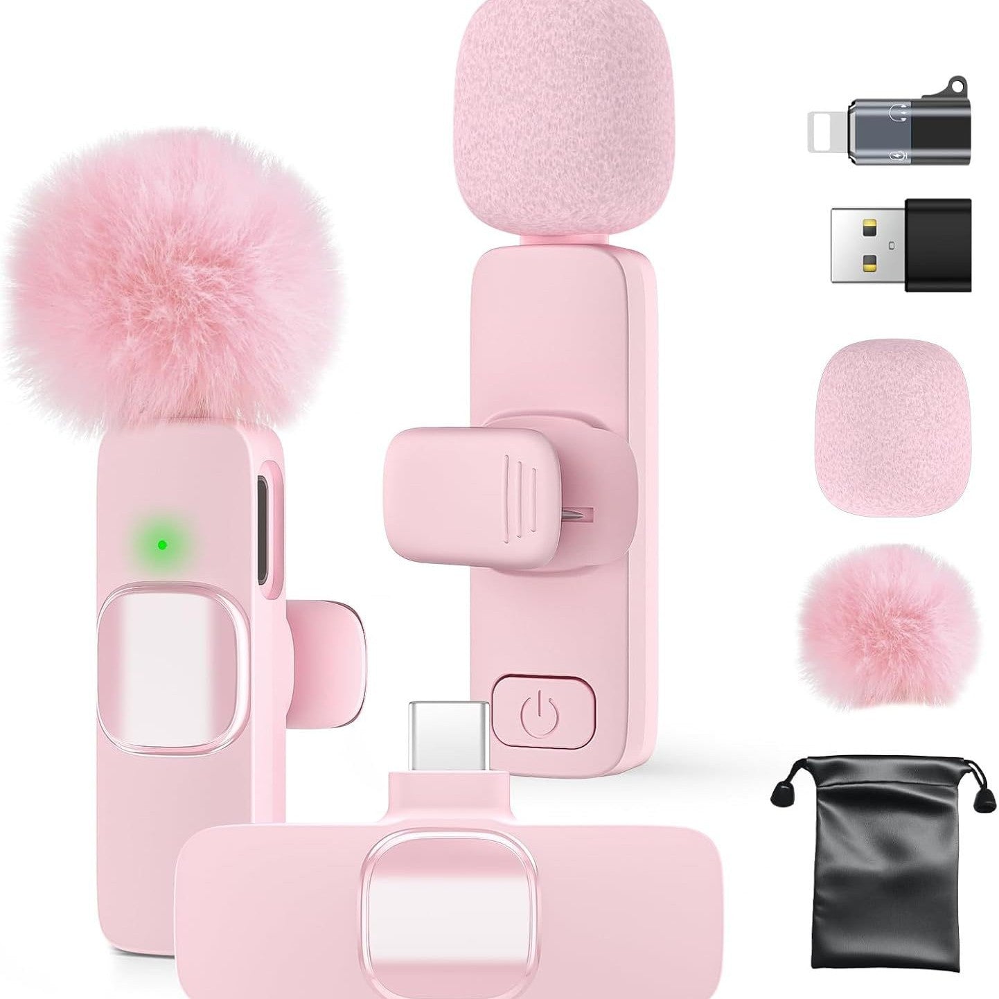 Micro-Cravate Sans Fil Bluetooth 5.3 Réduction Bruit