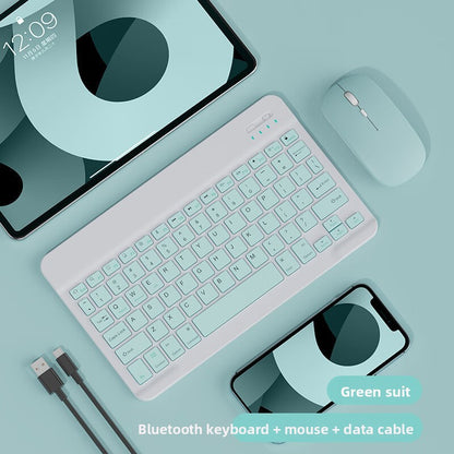 Clavier & Souris Bluetooth Rechargeable / Touches Silencieuses