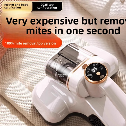 MiteKill Pro L8 – Aspirateur Anti-Acariens UV Sans Fil | 72000Pa, Stérilisation 99,99%, Air Chaud