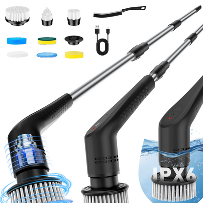 Brosse de Nettoyage Électrique Multifonctionnelle — 12 Têtes