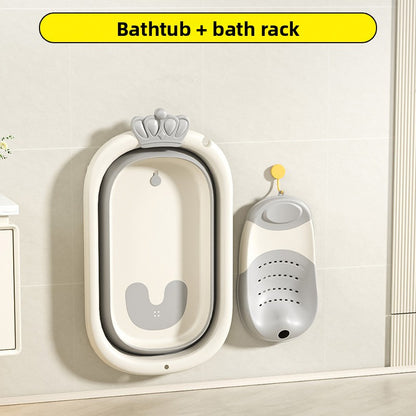 Opvouwbaar Babybadje — Pasgeborenen & Baby's, Zittend & Liggend, Thermometer