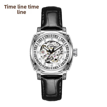 Uniseks Vintage Automatisch Skelet Horloge
