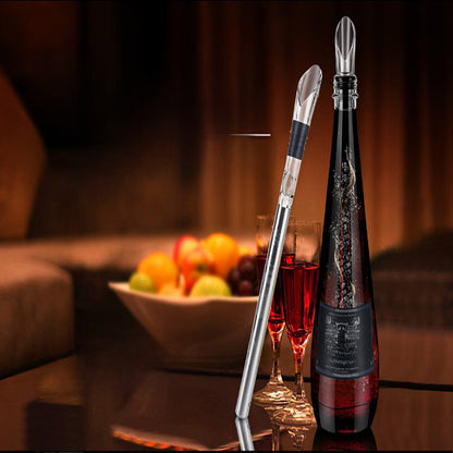 Refroidisseur de Vin Inox — Sucette Glacée Décanteur