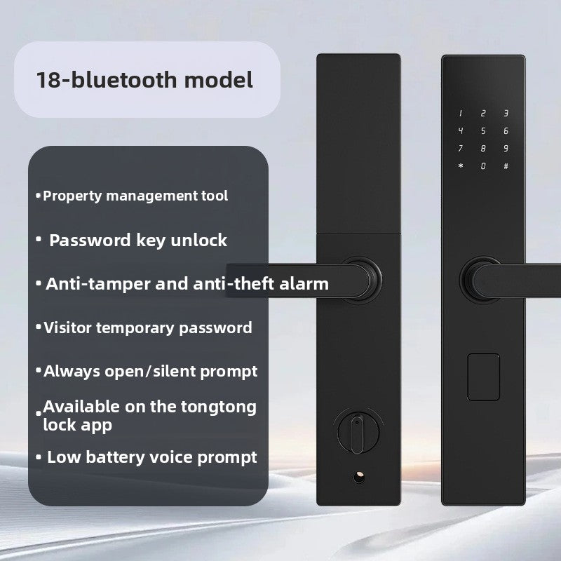 SmartLock B18 – Serrure Connectée Bluetooth Empreinte & Mot de Passe Temporaire | 4-en-1