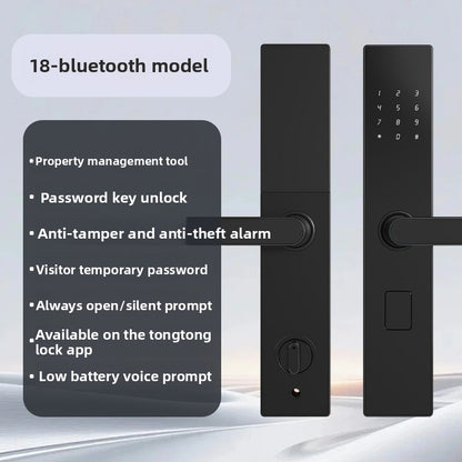SmartLock B18 – Serrure Connectée Bluetooth Empreinte & Mot de Passe Temporaire | 4-en-1