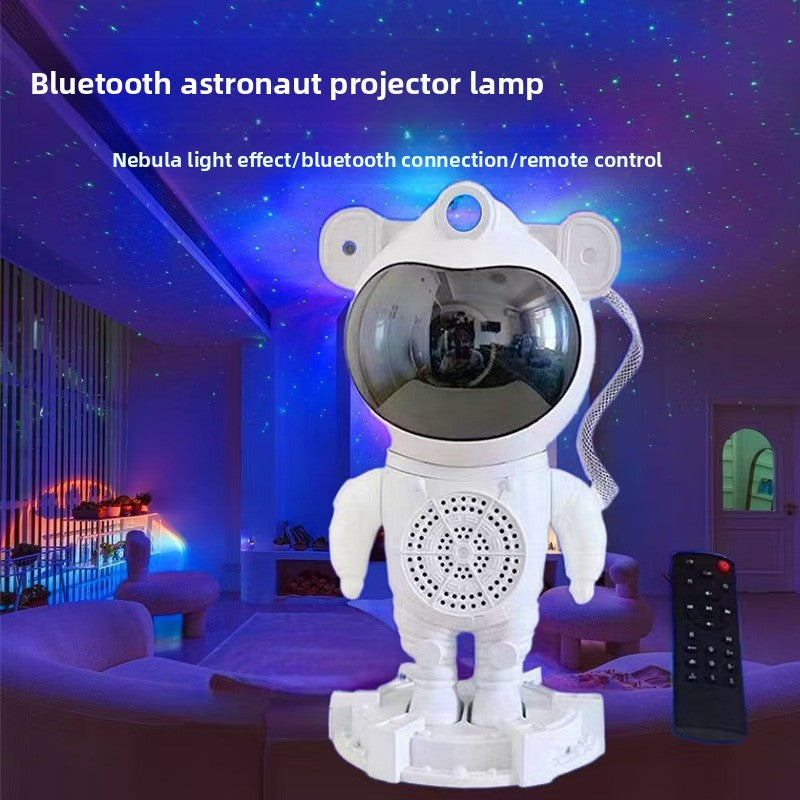 AstroSound Pro – Enceinte Bluetooth Astronaute avec Projection Étoiles