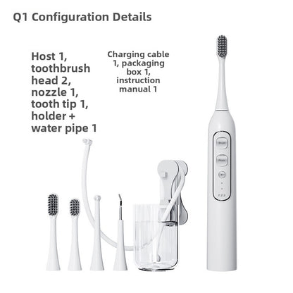 Brosse à Dents Électrique Lévitation Magnétique 3-en-1 — 40 000 RPM / 30 Jours / 3 Coloris
