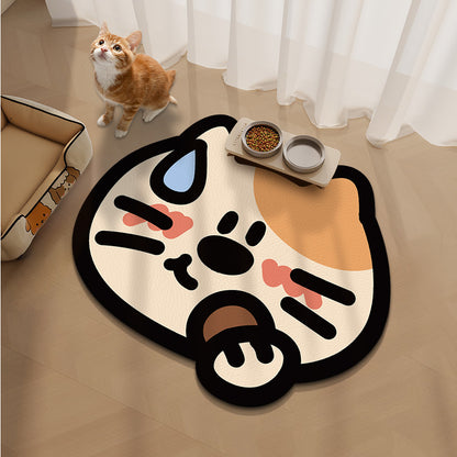 Tapis repas et repos chien et chat / 4 motifs