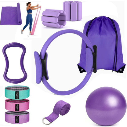 PilatesSet 16 – Kit Pilates Yoga Complet 16 Pièces