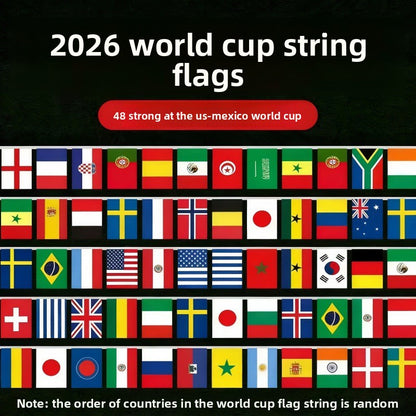 FanFlag 2026 – Guirlande Drapeaux Coupe du Monde