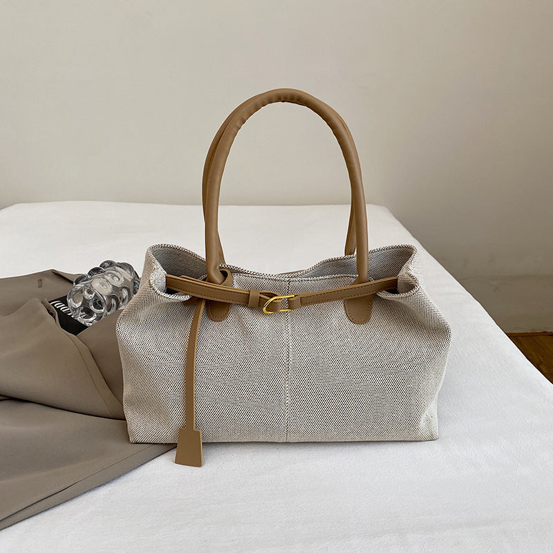Sac Bandoulière Rétro Tendance — Tissu Tricoté