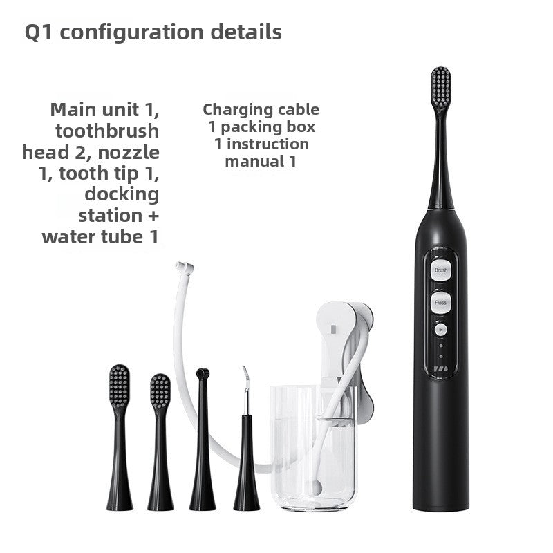 Brosse à Dents Électrique Lévitation Magnétique 3-en-1 — 40 000 RPM / 30 Jours / 3 Coloris