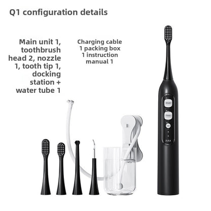 Brosse à Dents Électrique Lévitation Magnétique 3-en-1 — 40 000 RPM / 30 Jours / 3 Coloris