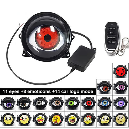 Phare de Voiture Dynamique à LED « Œil de Diable » — 33 Modes