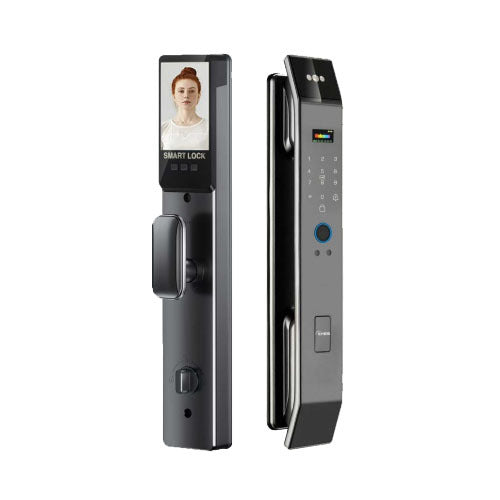 SecureFace Pro – Serrure Connectée Reconnaissance Faciale 3D & Empreinte | 5-en-1