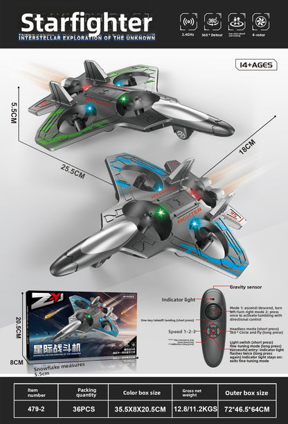 Drone met LED-schuim, acrobatiek, 6 kanalen