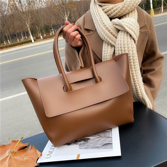 Tote Bag Grande Capacité Style Rétro — 4 Coloris