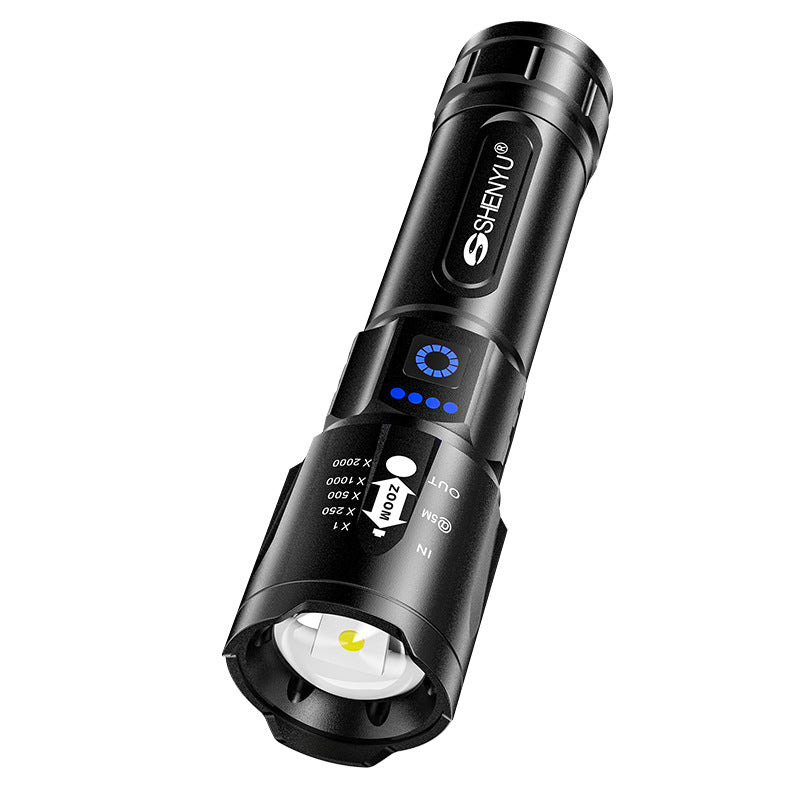 Krachtige led-zaklamp / Instelbare zoom
