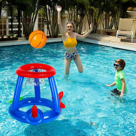 Panier de Basket Gonflable — Piscine & Extérieur