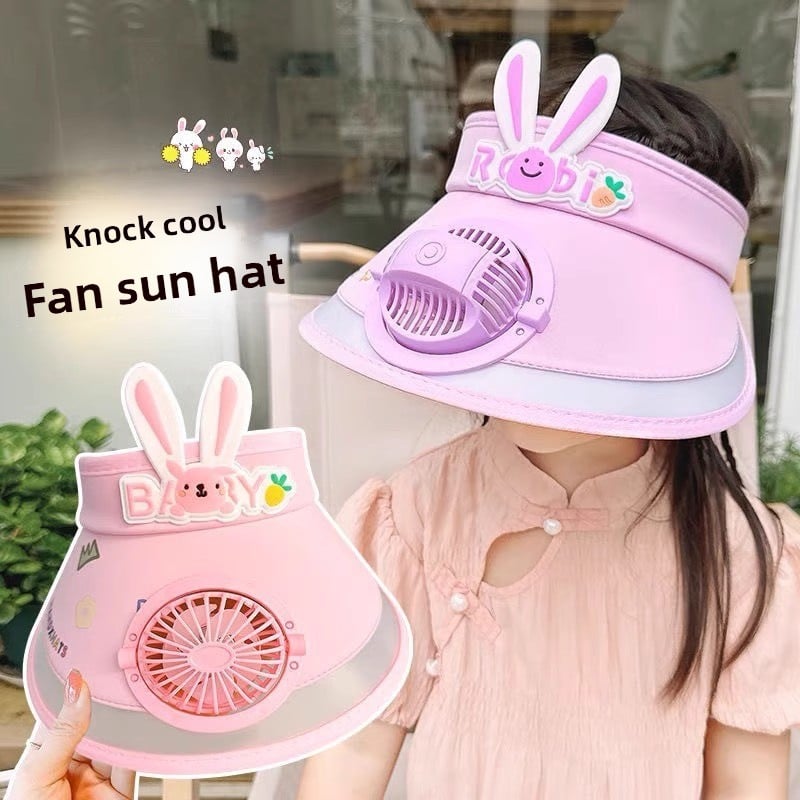 FanCap Kids – Casquette Ventilateur Rechargeable Enfant Anti-UV