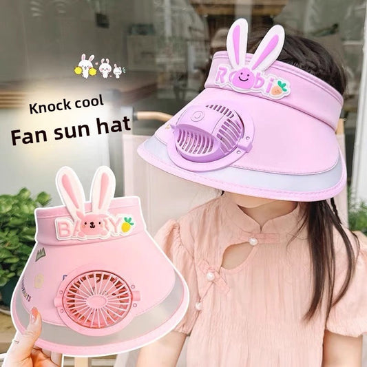 FanCap Kids – Casquette Ventilateur Rechargeable Enfant Anti-UV