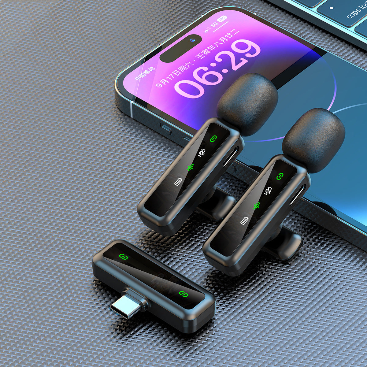 Microphone Lavalier Sans Fil Bluetooth 5.3