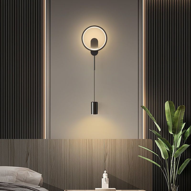 Applique Murale LED Design Nordique Tricolore avec Télécommande – Lot de 2