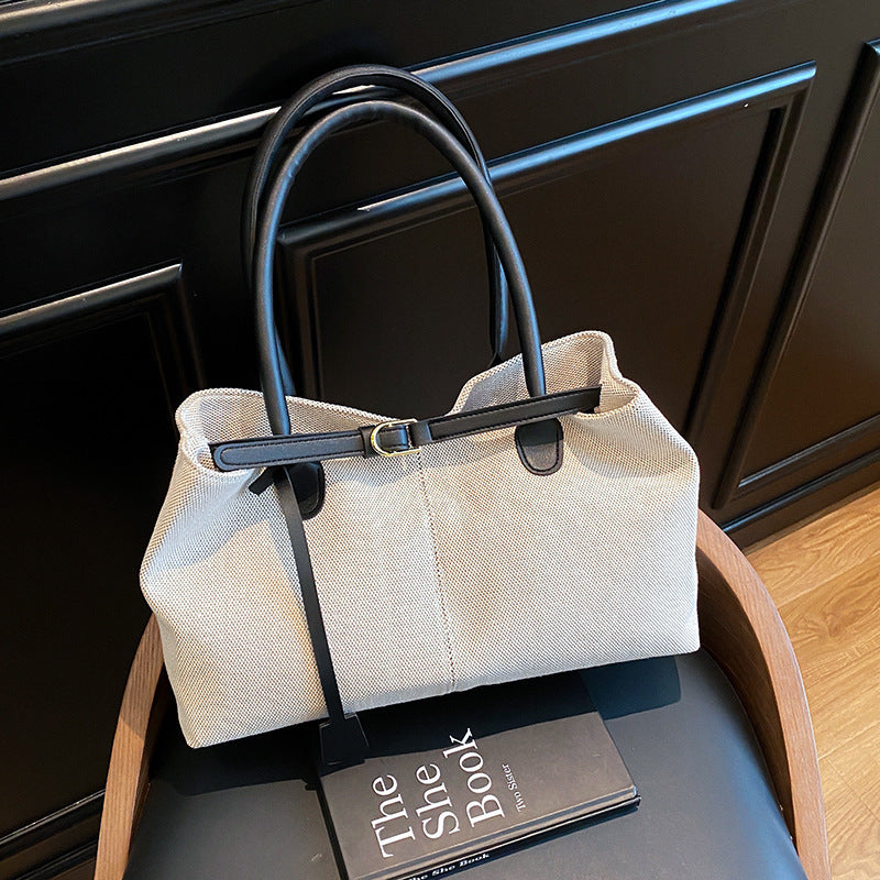 Sac Bandoulière Rétro Tendance — Tissu Tricoté