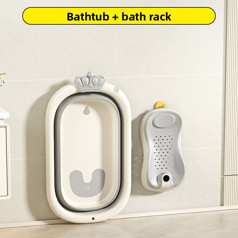 Opvouwbaar Babybadje — Pasgeborenen & Baby's, Zittend & Liggend, Thermometer